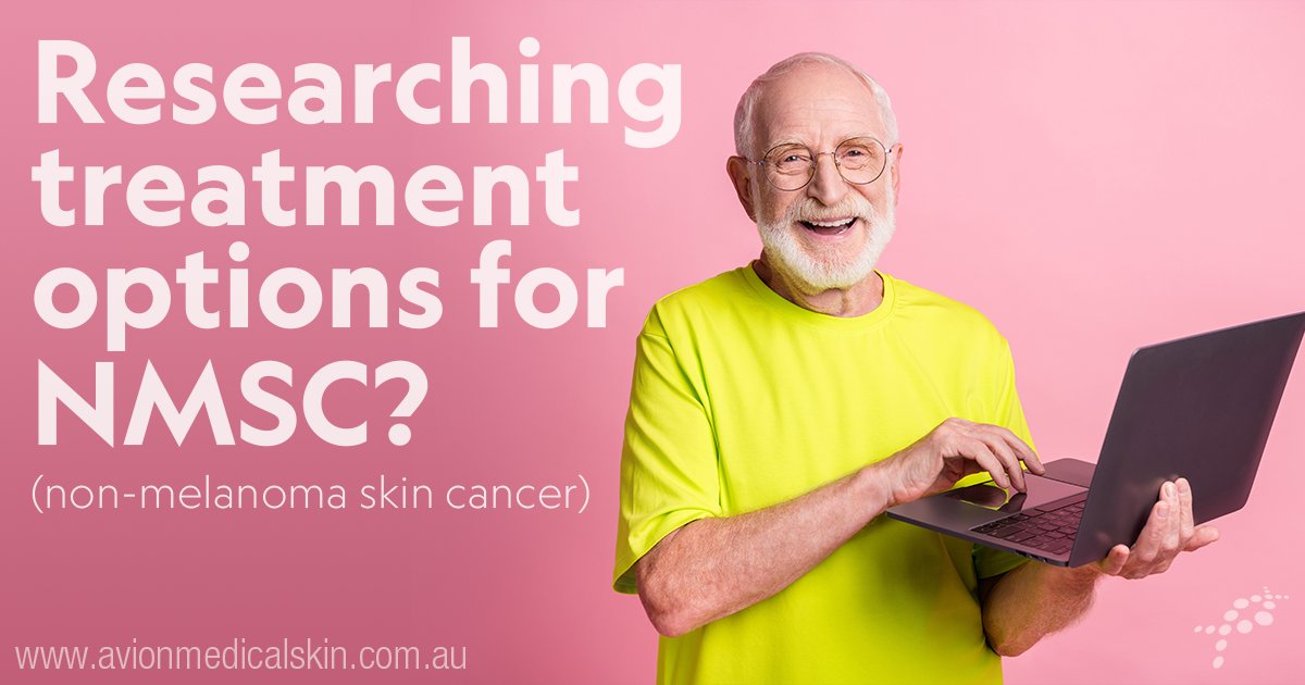 Researching treatment options for non-melanoma skin cancer can be overwhelming and confusing.

Here's a few to get you started:
- Cancer Council: bit.ly/3JxgB9U
- Health Direct: bit.ly/3JwOmYZ

Read about this treatment option here: bit.ly/AMSkinCentres