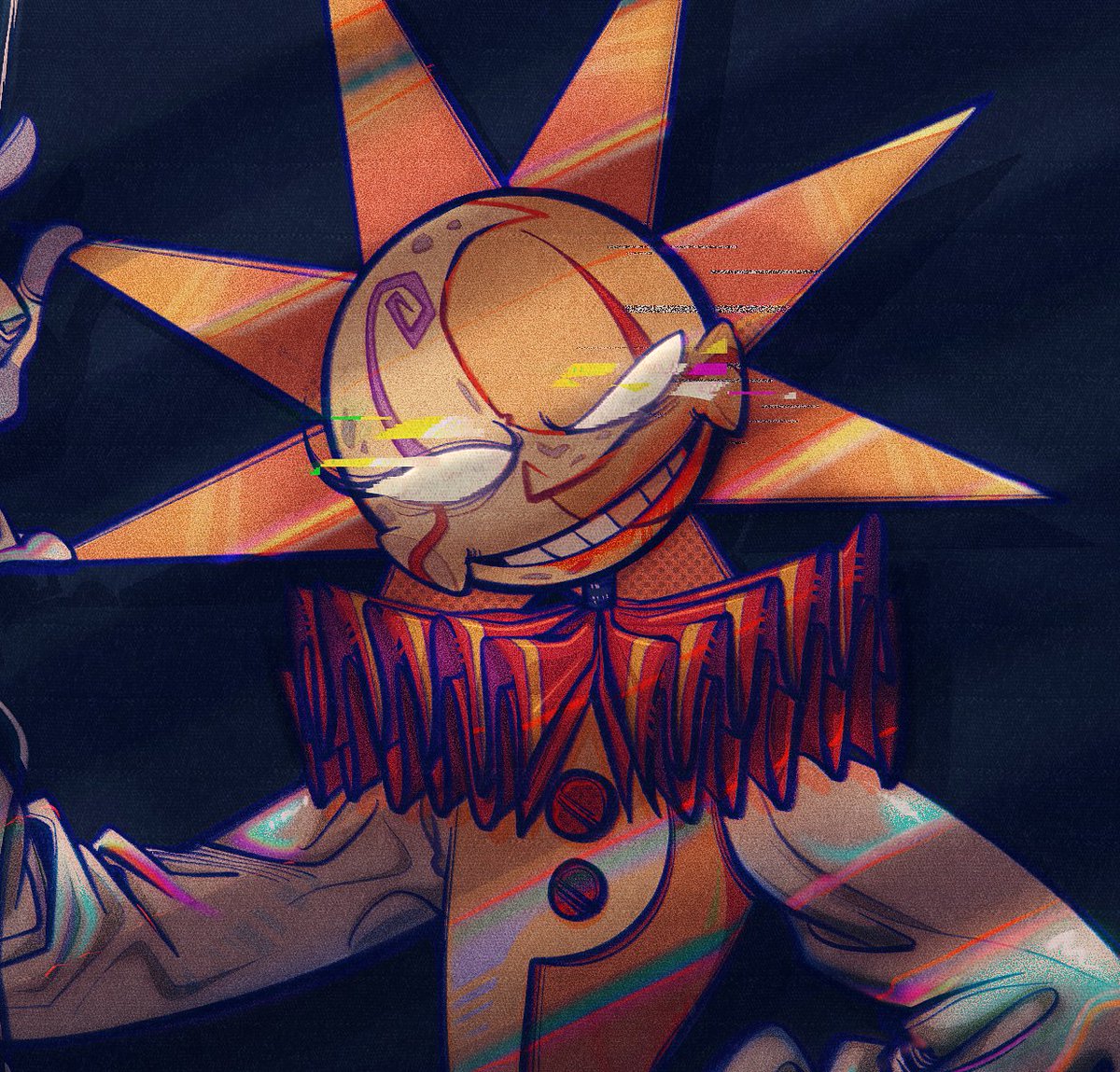 When Sun puts on the clown's suit from It: Chapter Two