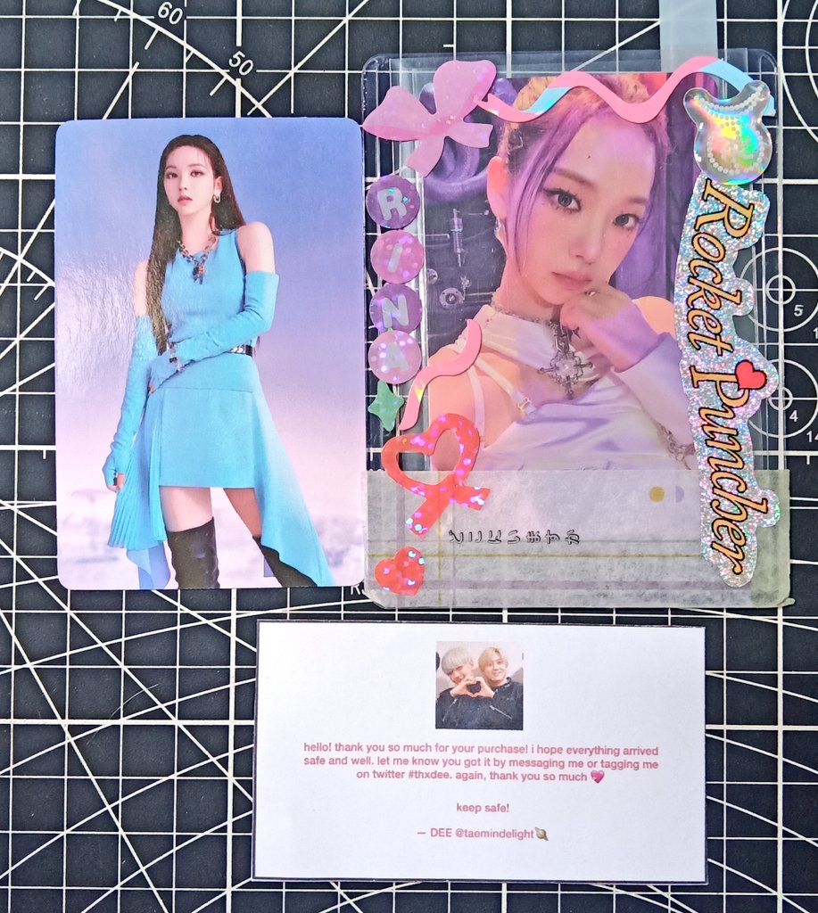 shineezen_'s tweet photo. ๐ happy mail from @taemindelight โฃ๏ธ
I receive Karina digipack pc na po! thank you for packing it securely (super love the toploader ๐) and, as always, for the smooth transaction. 'til my next budol! โก
#thxdee https://t.co/6zzwYYfZFM