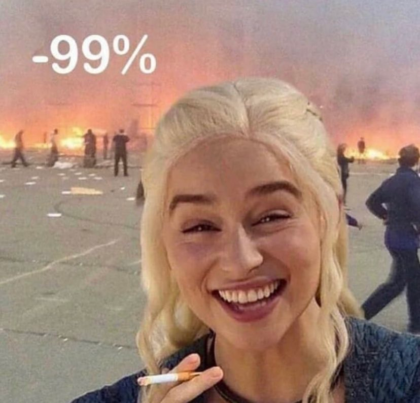 How's your NFT thing going?

Me: