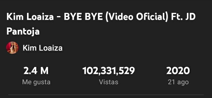 JukiCharts's tweet photo. 📍|| 'Bye Bye' fue estrenada hace dos años, cuya canción nos trae muchos recuerdos.
•Cuenta con:
👉🏻2.4Mill de likes
👉🏻Más de 102Mill de vistas

Y📎:https://t.co/CyNWtDYtYP
S📎:https://t.co/P4ACwIS0Vn https://t.co/aRd9aDlgpm