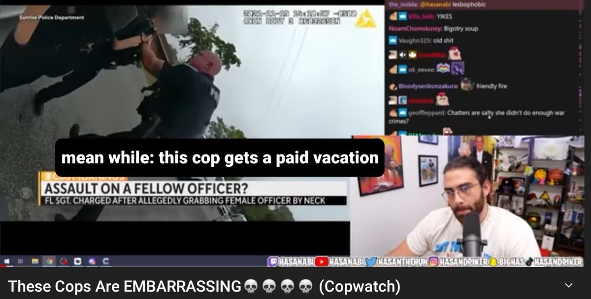 Retired56069055's tweet photo. @hasanthehun This firefighters got fired over a private group text while cops can choke out fellow cops because they didnt get what they wanted which was stated, removing their soul from their body. https://t.co/63inBrgyv1
