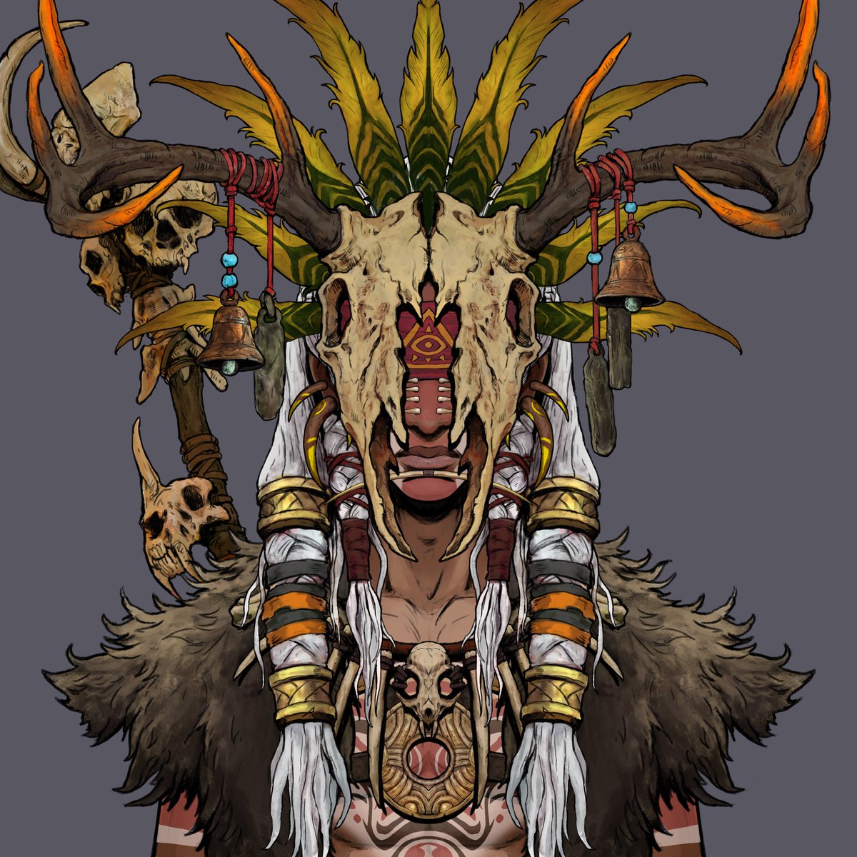 AwakeningLab's tweet photo. Shaman with and without mask! #NewProfilePic 

RT, tag and like to win WL!! 🎁🎁

#NFTs #NFTCommunity #Whitelist #NFTartist #newnftproject https://t.co/auL8Q4cQ8I
