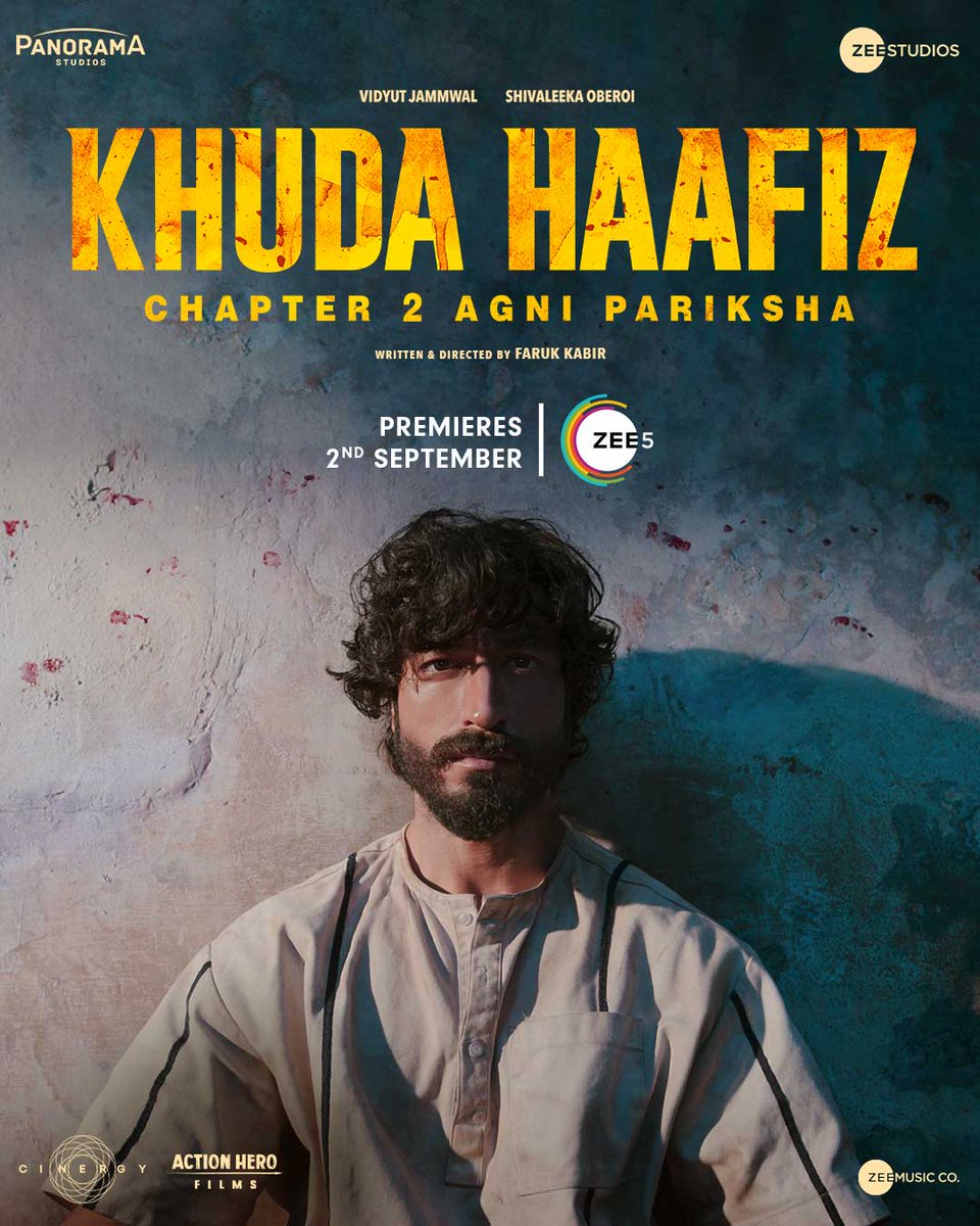 Witness what a father's love can do for a child. Watch Khuda Haafiz: Chapter 2 - Agni Pariksha from 2nd September, only on @ZEE5India #KhudaHaafiz2OnZEE5 @ShivaleekaO @faruk_kabir @KumarMangat @AbhishekPathakk #SnehaBimalParekh @ram_Cinergy #Cinergy @ZeeStudios_ @PanoramaMovies