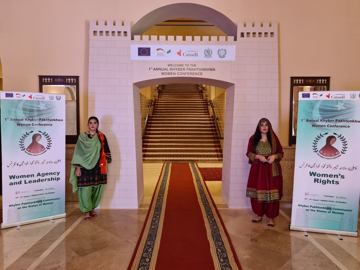 Cowater_Intl's tweet photo. Women's rights &amp; leadership are critical to an inclusive and prosperous #Khyberpakhtunkhwa &amp; Pakistan. Delighted to be supporting #KPwomenconf22 in partnership with @CanHCPakistan, @GIZPakistan, @EUPakistan. #KPwomen https://t.co/V2HZpK4S3s