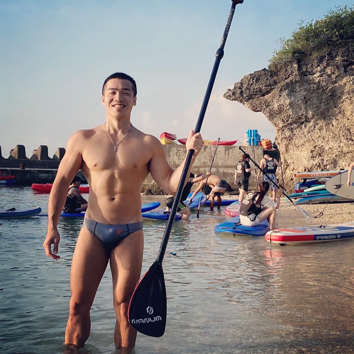 jogginw's tweet photo. 日出SUP https://t.co/OdkrxcVaNL