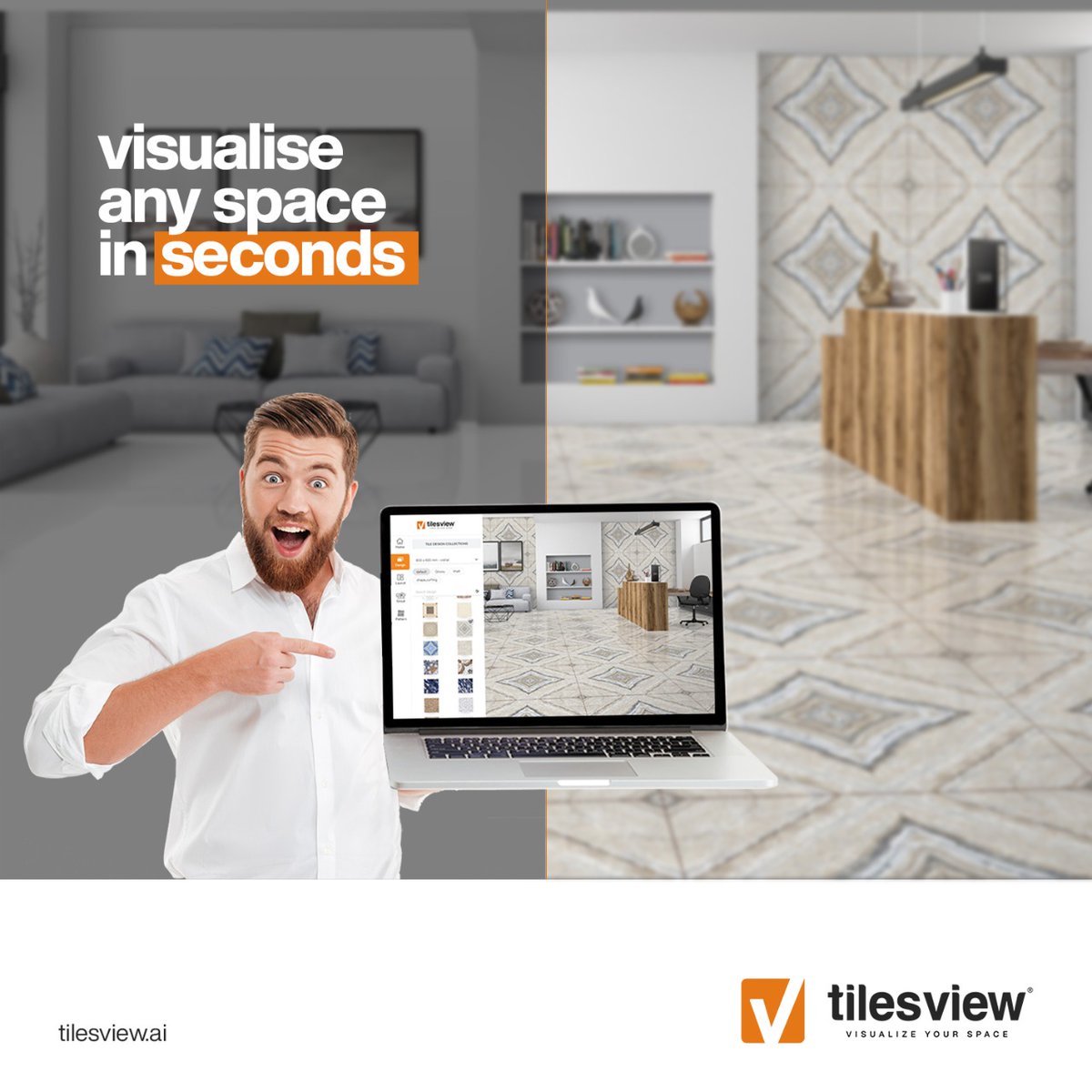 TilesVisualizer's tweet photo. A variety of purposes served by Tilesview - visualize the most beautiful tiles in seconds . 🤩😎

Explore more on our website :- https://t.co/mU9AGDz5C9

#reality #space #visualization #tileschange #tile #besttile #tilespotlight #tiletrends #exporter #tilevisualiser #tilesview https://t.co/BKWMSR99rK