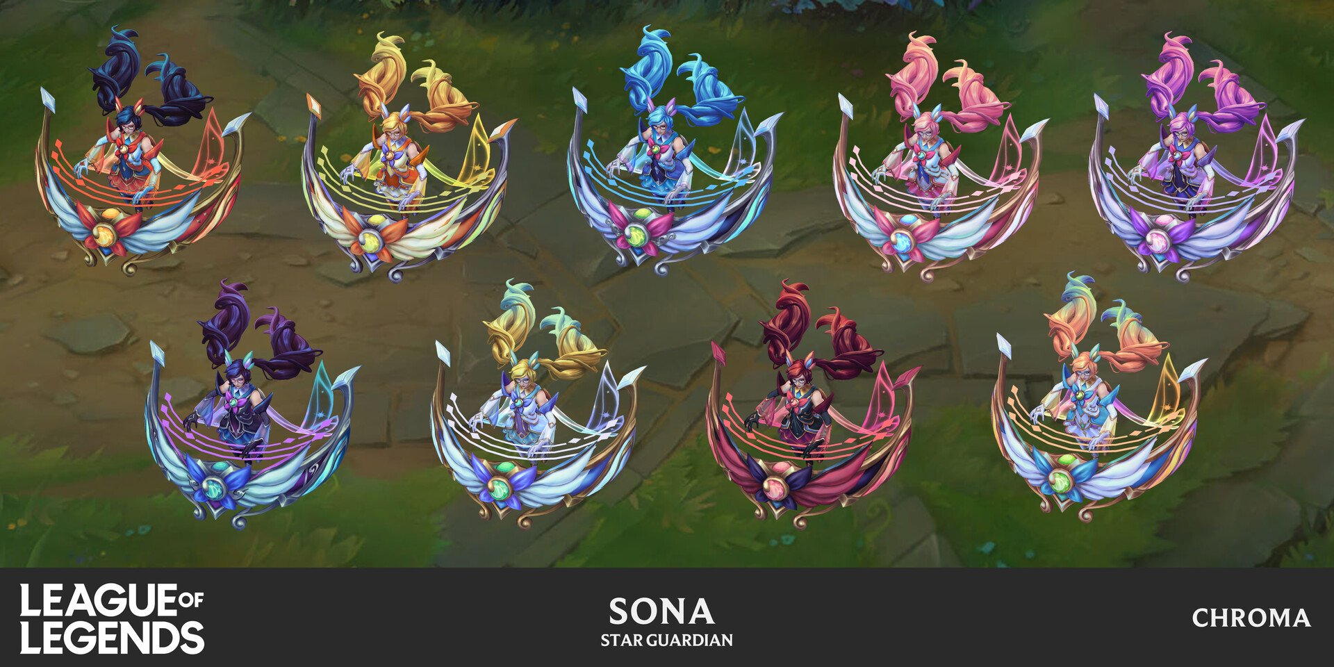 Jumaralo Hex on Twitter "Star Guardians 2022 Chromas Concept Art League of Legends by Kudos