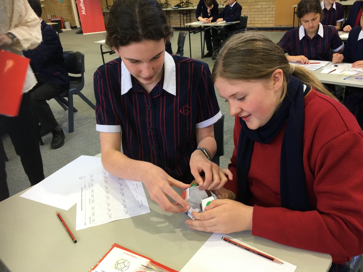 Maths Week at Barker Day 1: Today Year 7 students had a great time with hands-on mathematical problem solving from Inquisitive Minds. All Middle School students will join in the fun in one of their Maths lessons this week!

#WeAreBarker