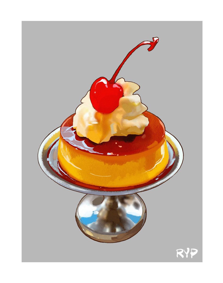 「did a brush swap, drew pudding 」|RYP, SHOTZE @ hellfireのイラスト
