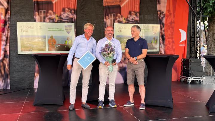 klonskog's tweet photo. I konkurranse med Stranda og Namsos kommune, stakk Sola kommune av med seieren i kåringen av Norges beste kommune på elektrifisering 2022.
Sola kommune kan vise til en solid økning i elektrifiseringsgrad og en betydelig reduksjon i utslipp av klimagasser

https://t.co/4uMiIfOPm7 https://t.co/m9Akd25Nca