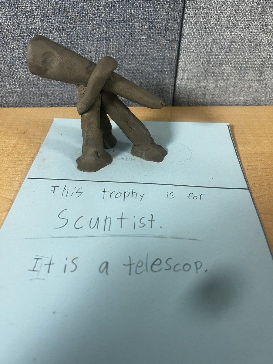 emcslack's tweet photo. For our @The_IPC “They made a difference” Entry Point, 4M made trophies out of clay to give to some people that were deemed to be significant. @SFS1912 @SFBritishSchool https://t.co/j85aWuTQZd