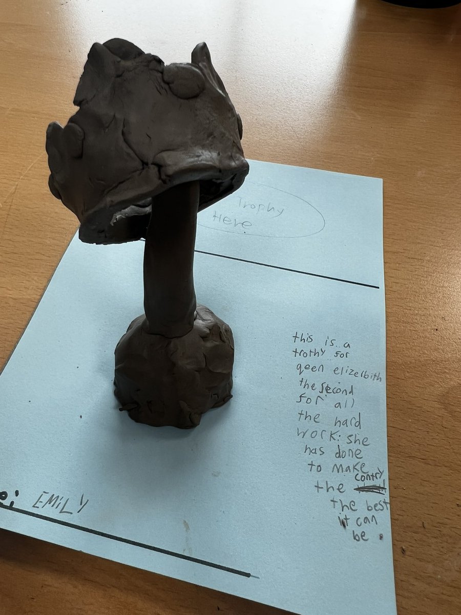 emcslack's tweet photo. For our @The_IPC “They made a difference” Entry Point, 4M made trophies out of clay to give to some people that were deemed to be significant. @SFS1912 @SFBritishSchool https://t.co/j85aWuTQZd