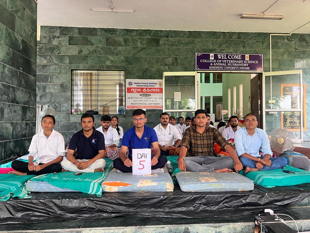 First They Ignore you,
Then they laugh at you,
Then they fight with you,
Then you win.🙌 Keep it up warriors💪
#Hunger_strike_day_5
#increase_guj_vet_stipend 
#guj_vet_union 
<a href="/CMOGuj/">CMO Gujarat</a> <a href="/KanuDesai180/">Kanu Desai</a> <a href="/RaghavjiPatel/">Raghavji Patel</a> <a href="/PRupala/">Parshottam Rupala</a> <a href="/PMOIndia/">PMO India</a> <a href="/CRPaatil/">C R Paatil</a> <a href="/ndtv/">NDTV</a> <a href="/VtvGujarati/">VTV Gujarati News and Beyond</a> <a href="/tv9gujarati/">Tv9 Gujarati</a> <a href="/ANI/">ANI</a>