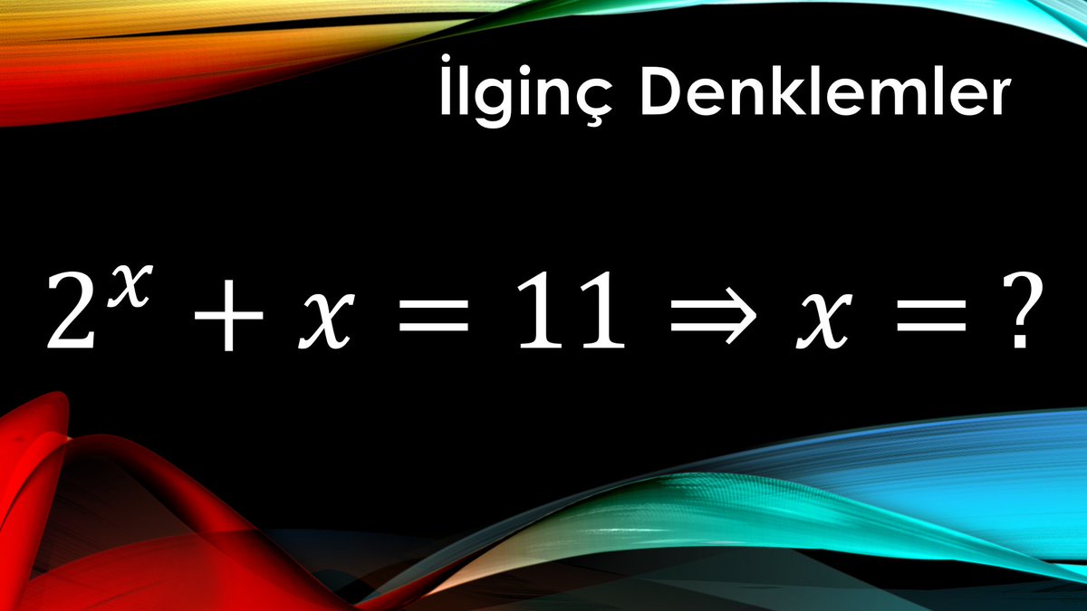 Yeni video yayında.
İyi seyirler...😉

Can you solve this equation for all real x's ?

 #math #matematik #derivative #türev #logarithm #logaritma #exponentialfunction #üstelfonksiyon 

youtu.be/nshi8J8J3Ag