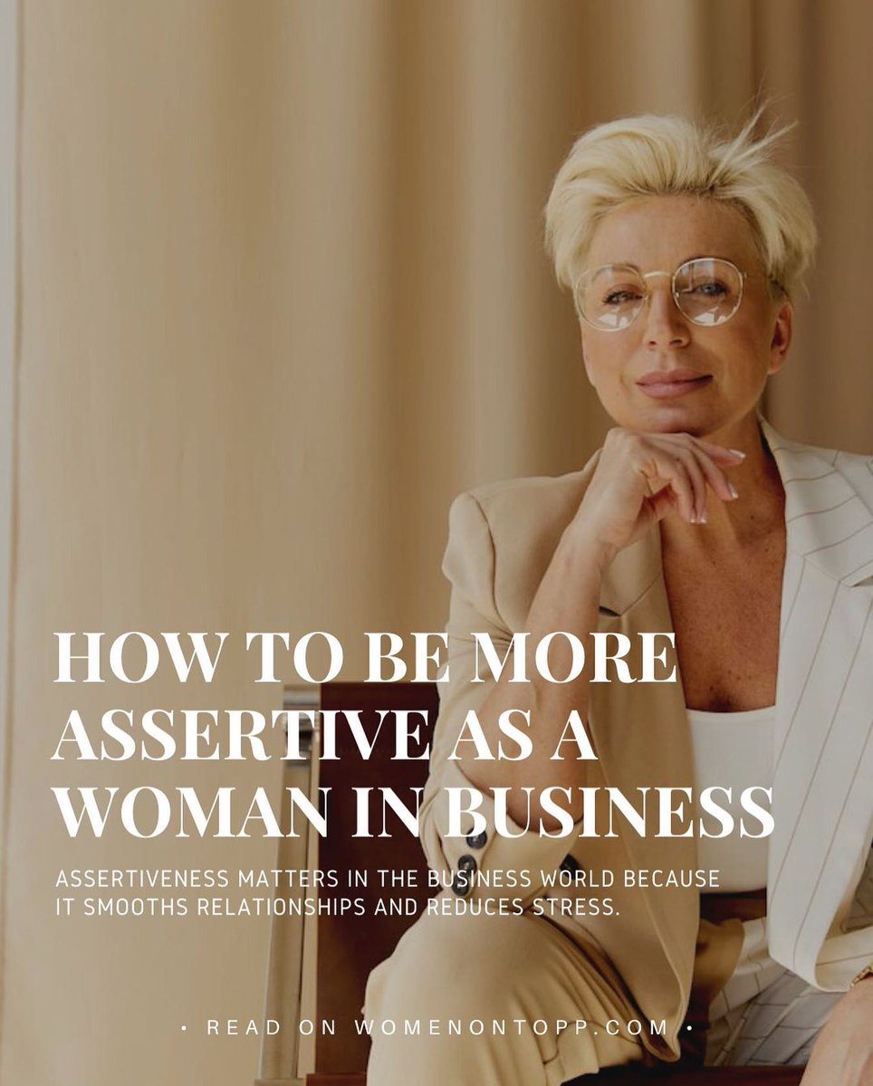 EveafriqueNews's tweet photo. Assertiveness matters in the business world because it smooths relationships and reduces stress. Such communication is clear, leaving no room for doubt.

Looking to become more assertive as a woman in business? Follow these practical tips to increase your confidence and delivery. https://t.co/lAR3hFPyix