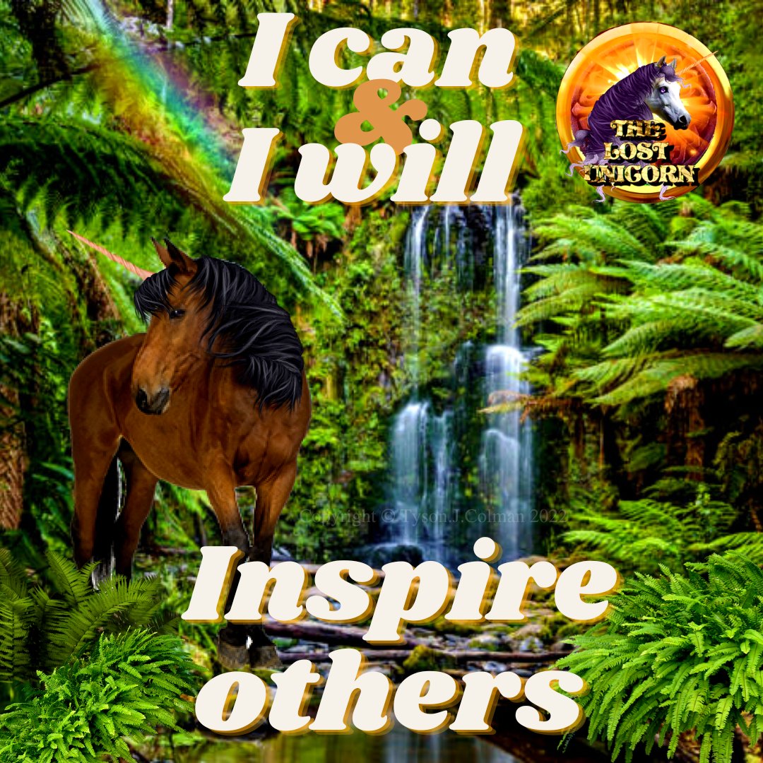 Inspire others to be the best version of themselves that they can be. 🙂
#inspire #inspiration #uplift #thelostunicorn #unicorns