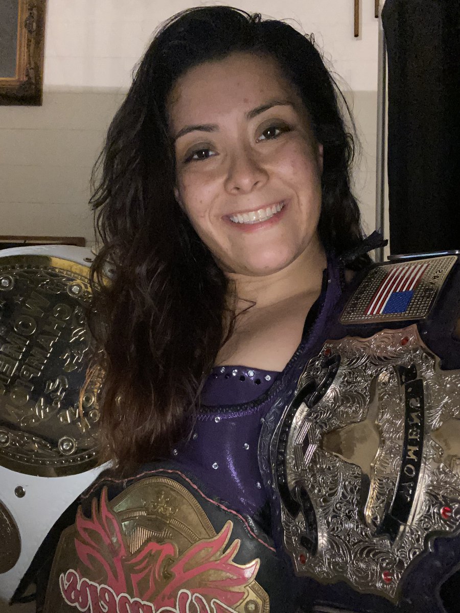 Your new 4x Texas Womens Champion And still your world class diamonds divisions champion and ACW Womens Champion <a href="/WorldClassRev/">World Class Revolution</a> <a href="/WWNACW/">American Combat Wrestling</a> <a href="/TXProWrestling/">Rudy Boy Gonzalez</a>