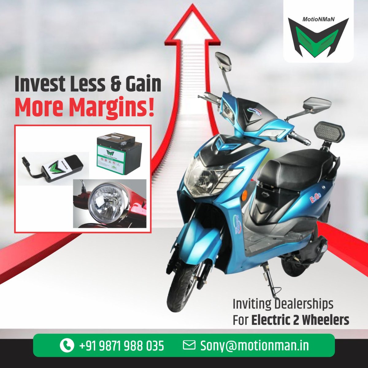 MotionmanS's tweet photo. Invest less &amp; gain more margins!
Call - +91 9871988035
Sony@motionman.in
#ebike #bike #electricbike #ebikes #bikelife #electric #ebikeshop #scooter #emobility #electricmotorcycle #motorcycle  #ecofriendly #gogreen #electricmotor #goelectric #ride #zeroemissions #ev #escooter https://t.co/3Kll3bc92z