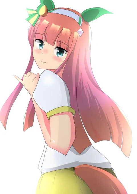 #夏休みはサイレンススズカのイラストが増えるらしい 良タグ見つけたので背景なしの方を 