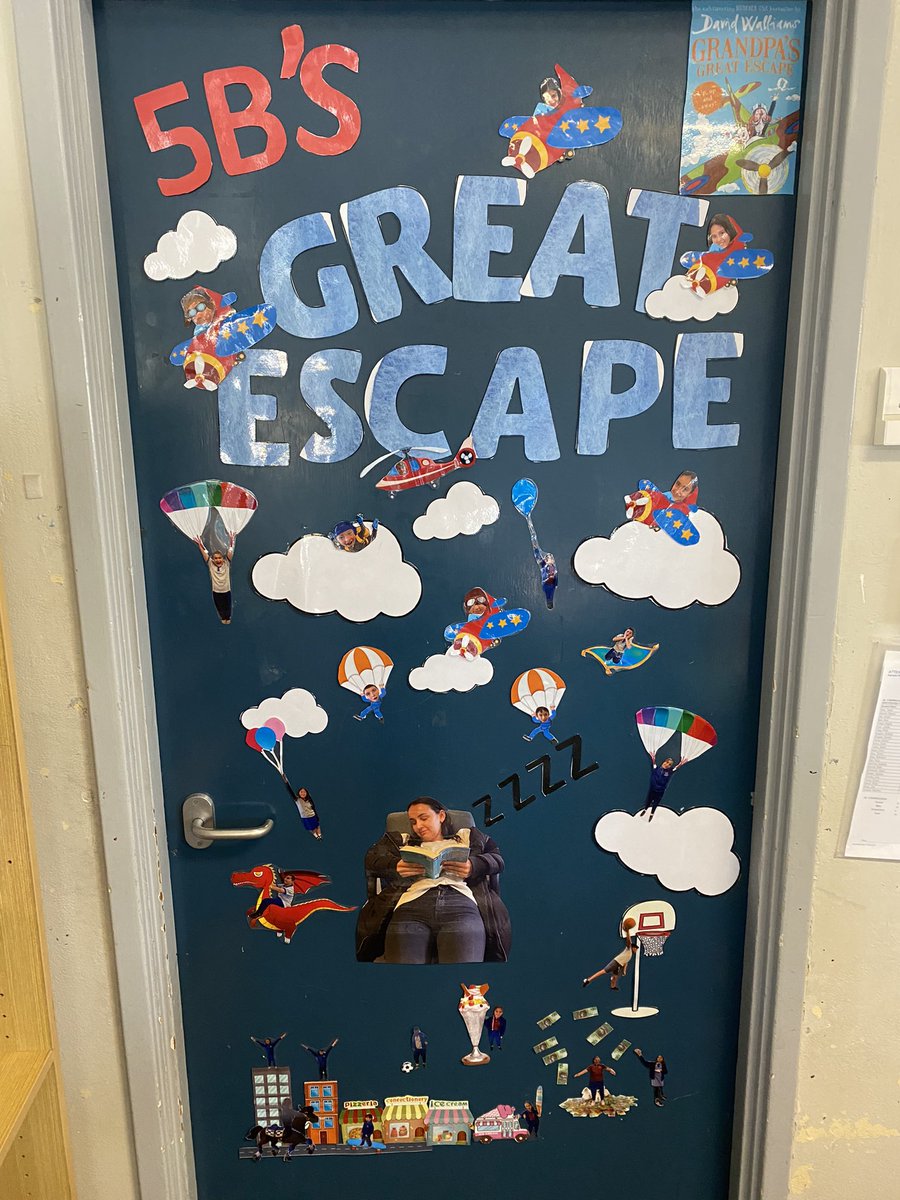 This semester 5B has been reading Grandpa’s Great Escape by David Walliams so the students thought about would happen if they escaped the classroom <a href="/fairvaleps/">FairvalePS</a> #bookweek2022