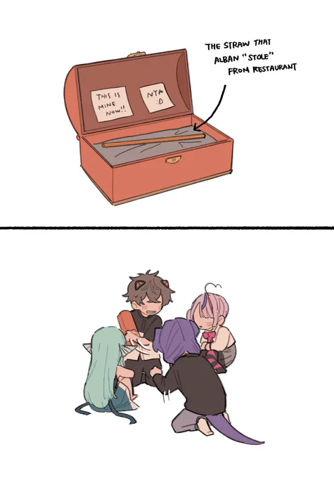 They're like children hanging out🥺🥺🥺🥺
It's so cuuuuuuute!!!!! 
