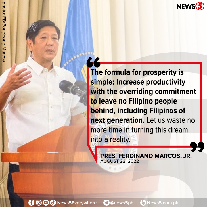 News5 on Twitter ""Agenda for Prosperity" — ito ang tema ng panukalang