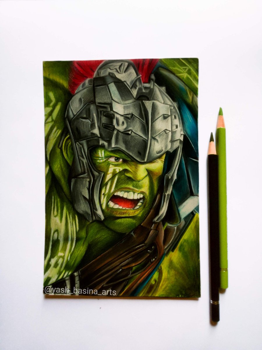 BasinaYash's tweet photo. @Hulk @MarkRuffalo colour pencil drawing 😩

#SheHulk #Hulk #colorpencil https://t.co/WizqM8QiEP