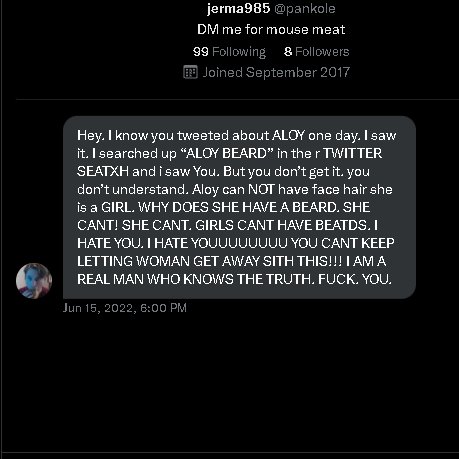 GL1TCHEED's tweet photo. Someone is upset... I am sure you know "the truth" buddy... I am sure you do... https://t.co/ZbKp4H4yzO