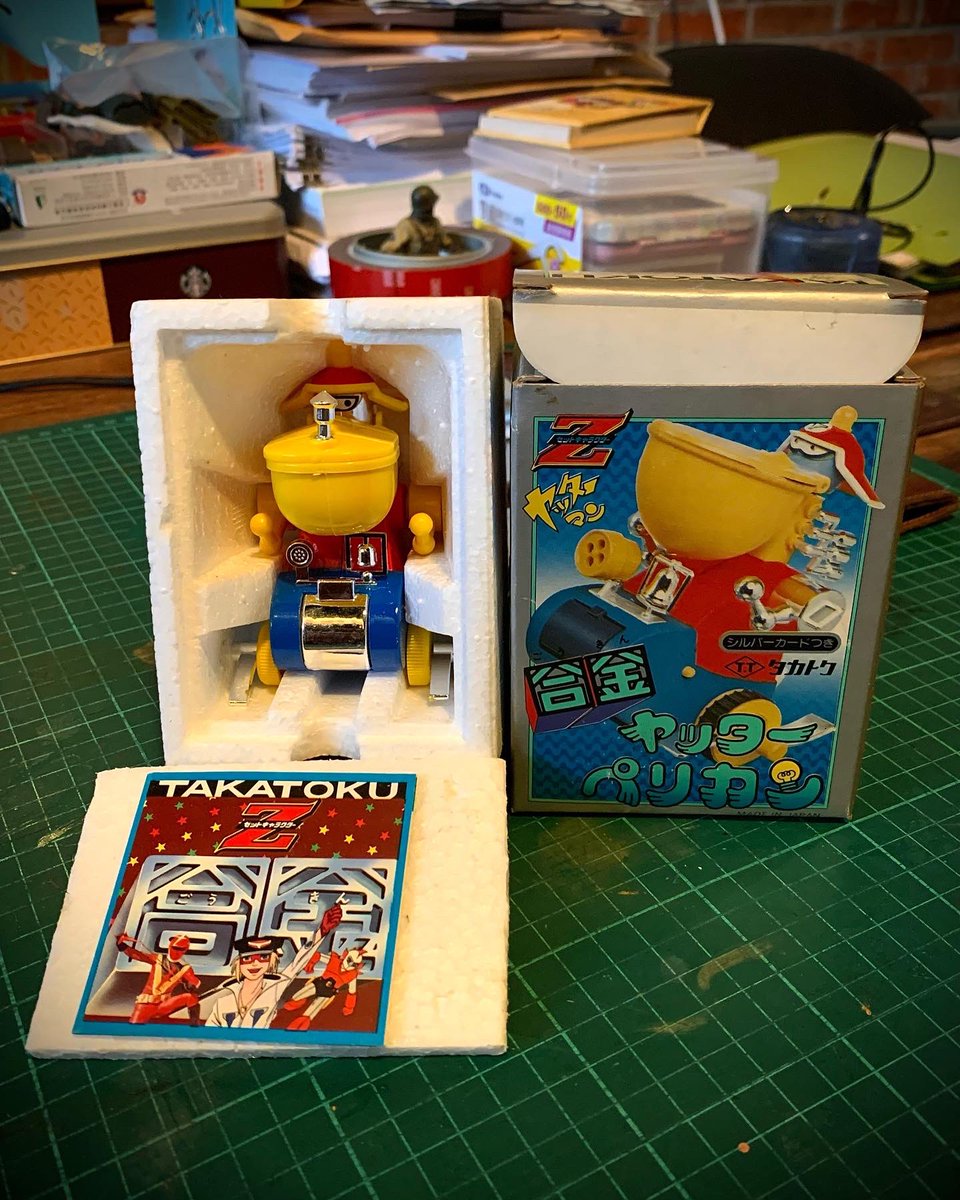 venson1969's tweet photo. タカトク 合金/ヤッターマン ヤッターペリカン。#ヤッターマン #ヤッターペリカン #ゼンダマン  #タイムボカン #タカトク #タイムボカンシリーズ  #超合金 #vintage  #バンダイ #タケミ #ジャンボマシンダー #ソフビ #jumbomachinder #chogokin #tomy #tomyca #BANDAI #toycollection #diecast https://t.co/YJEDympuYE