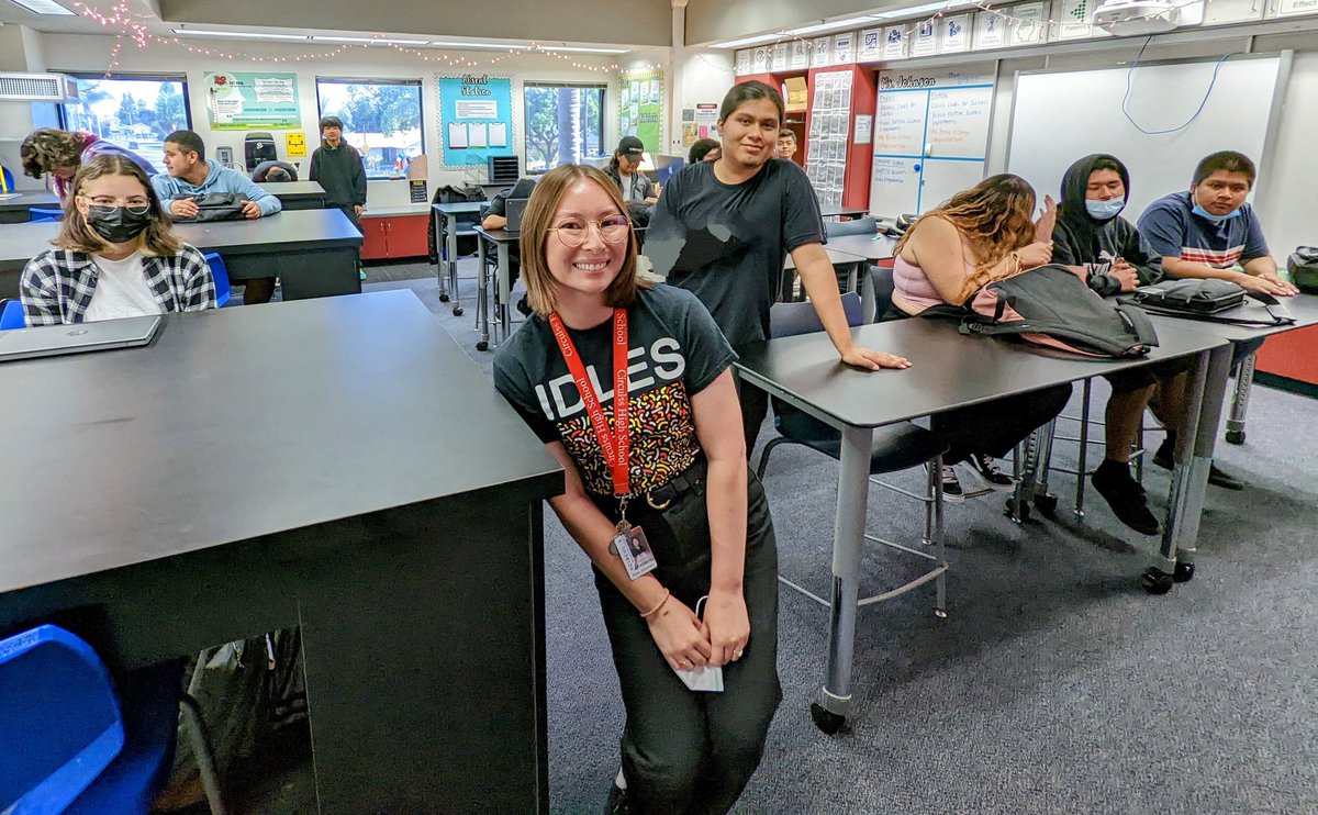 StacyKTweets's tweet photo. So proud of our amazing #CTE students &amp; teachers at @SantaAnaUSD's @Circulos_SAUSD HS on the #SAUSDFirstDay2022! @CTEsausd prepares Ss for the #SAUSDGraduateProfile to earn High Skill, High Wage &amp; High Demand Careers!
#WeAreSAUSD
#Proud2BeSAUSD
#BetterTogether
#KidsDeserveIt https://t.co/OI5oKd6FzZ