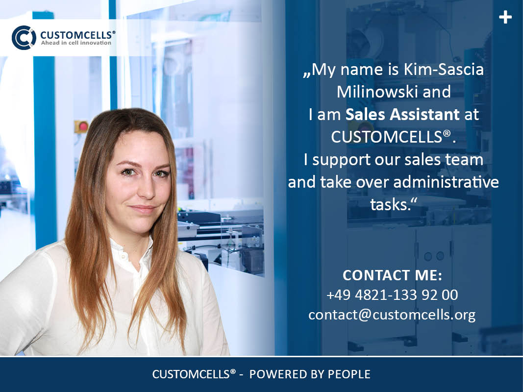 At CUSTOMCELLS, we see ourselves as an innovative driving force in cell development and as a partner for our internal departments and external business partners 🔋🤝🏼 Get to know our Sales team: customcells.org/contact/contac… #BatteryCells #CellDevelopment