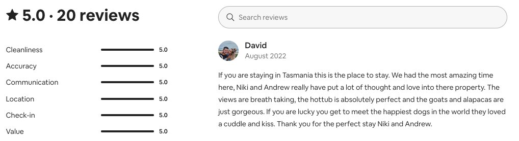 TheRoundhouses's tweet photo. "If you are staying in Tasmania this is the place to stay" - Don't just take our word for it, see what our guests think. https://t.co/OcU3asrVgL