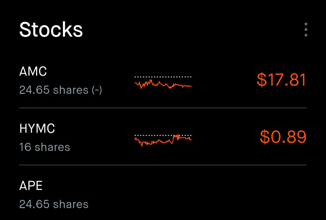 loveamc3's tweet photo. #ape $ape in my @RobinhoodApp  yeah i know! F $HOOD #AMC #AMCApe #AMC #hymc https://t.co/2tgeOTYpom