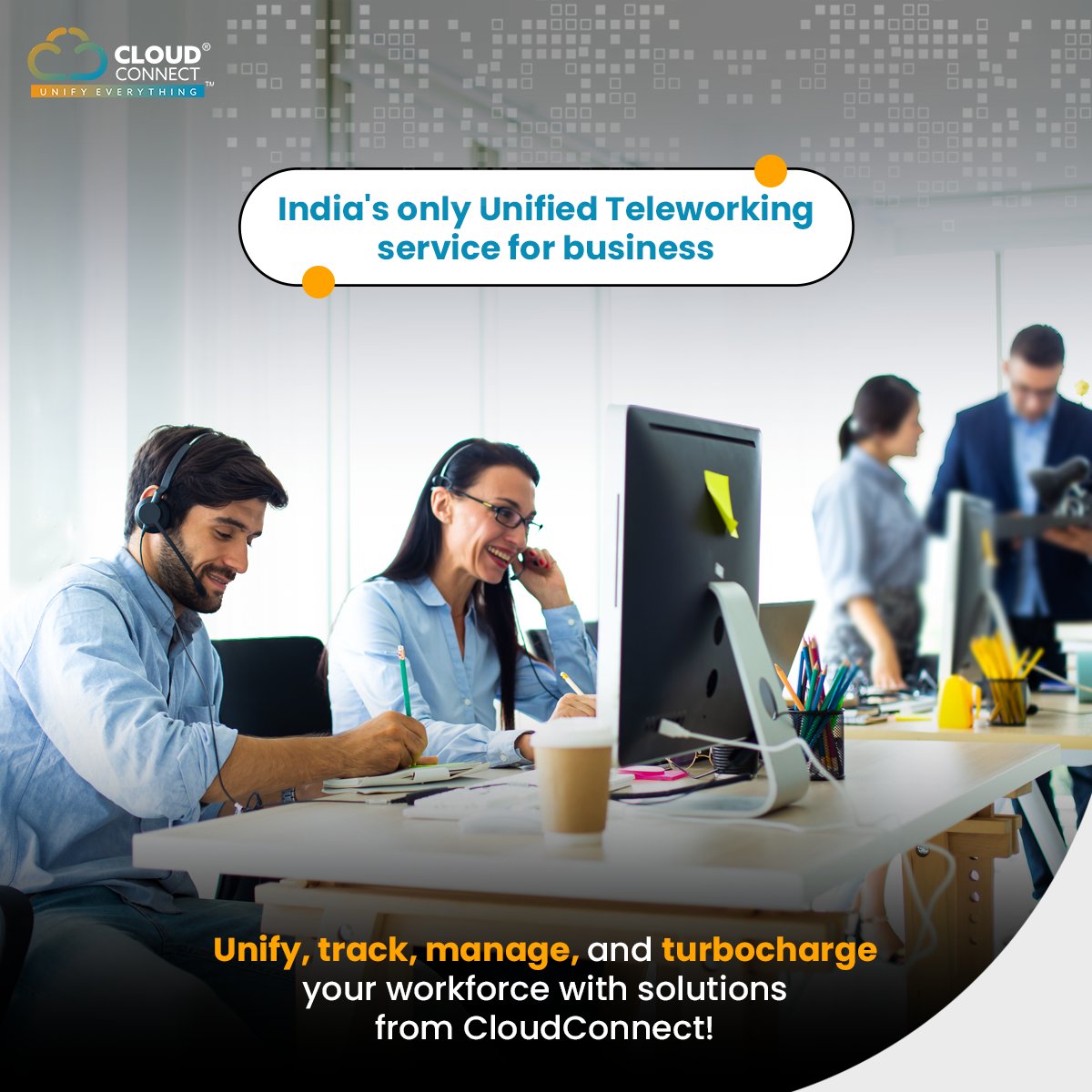 incloudconnect's tweet photo. We urge you to make smarter connections and scale faster, with communication solutions from CloudConnect.
To book a demo session click the link below:
https://t.co/PXosmfod7Z
#cloudconnect #cloudcommunication #communications #UnifiedTeleworking #Teleworking #CommunicationChannels https://t.co/iFnEDAyCWK