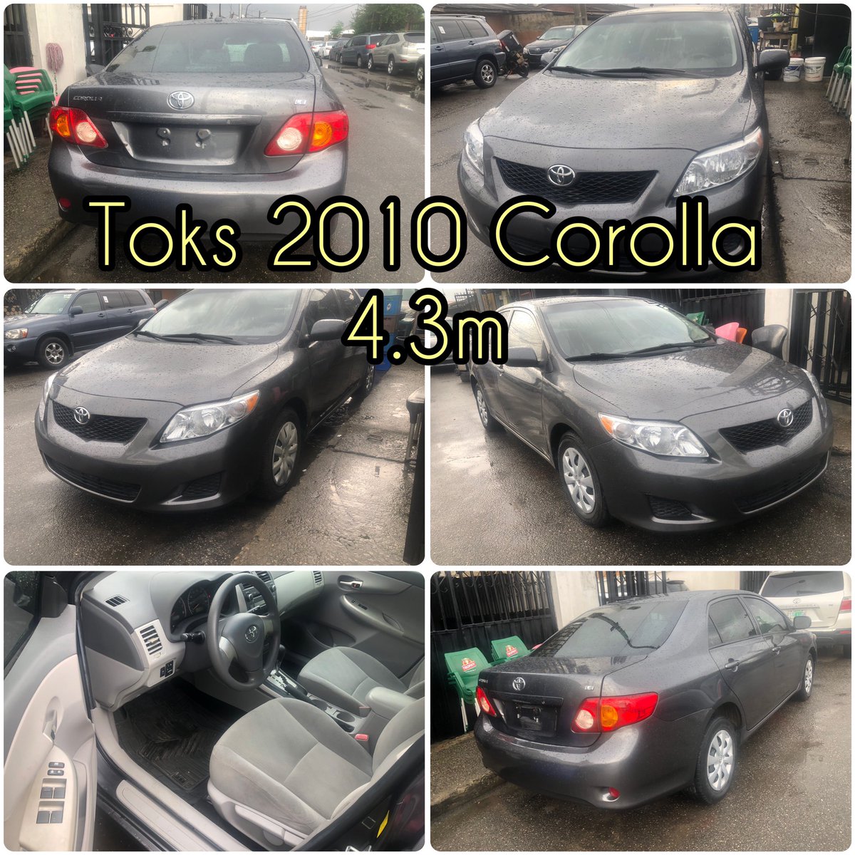 largemanmotors's tweet image. Clean foreign use 2010 Toyota Corolla from USA 🇺🇸, Clean and sound.
Call us on 07033815252 #largeman #buyitfromlargeman #toyota #yoyo