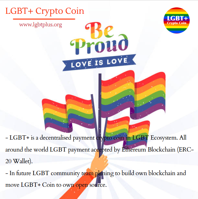 LgbtCrypto's tweet photo. The token helps the LGBT foundation achieve three goals: creating resources to fight discrimination and inequality, keeping members anonymous, and displaying the economic power of the LGBT community.
#LGBT #LGBTfoundation #LGBTcommunity #economic #power #community #LGBTCoin https://t.co/O1307357ax