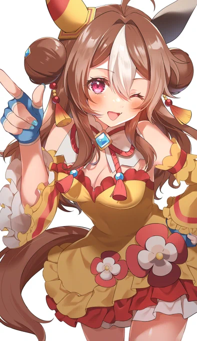 勝利ポーズのリッキーちゃん#ウマ娘 