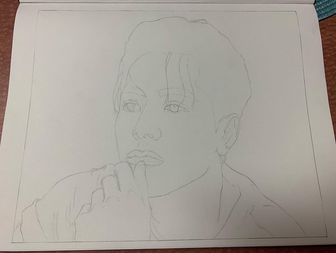 fulton98's tweet photo. been a while since I picked up my pencils to draw one of my idols! @JacksonWang852 

I can definitely tell I’m out of practice! Here’s hoping the shading can save it a bit 🤞🏻 

#JACKSON #teamwang #got7 #got7forever #got7jackson #kpop #kpopart #jacksonwangart https://t.co/NbAeTvsCKK