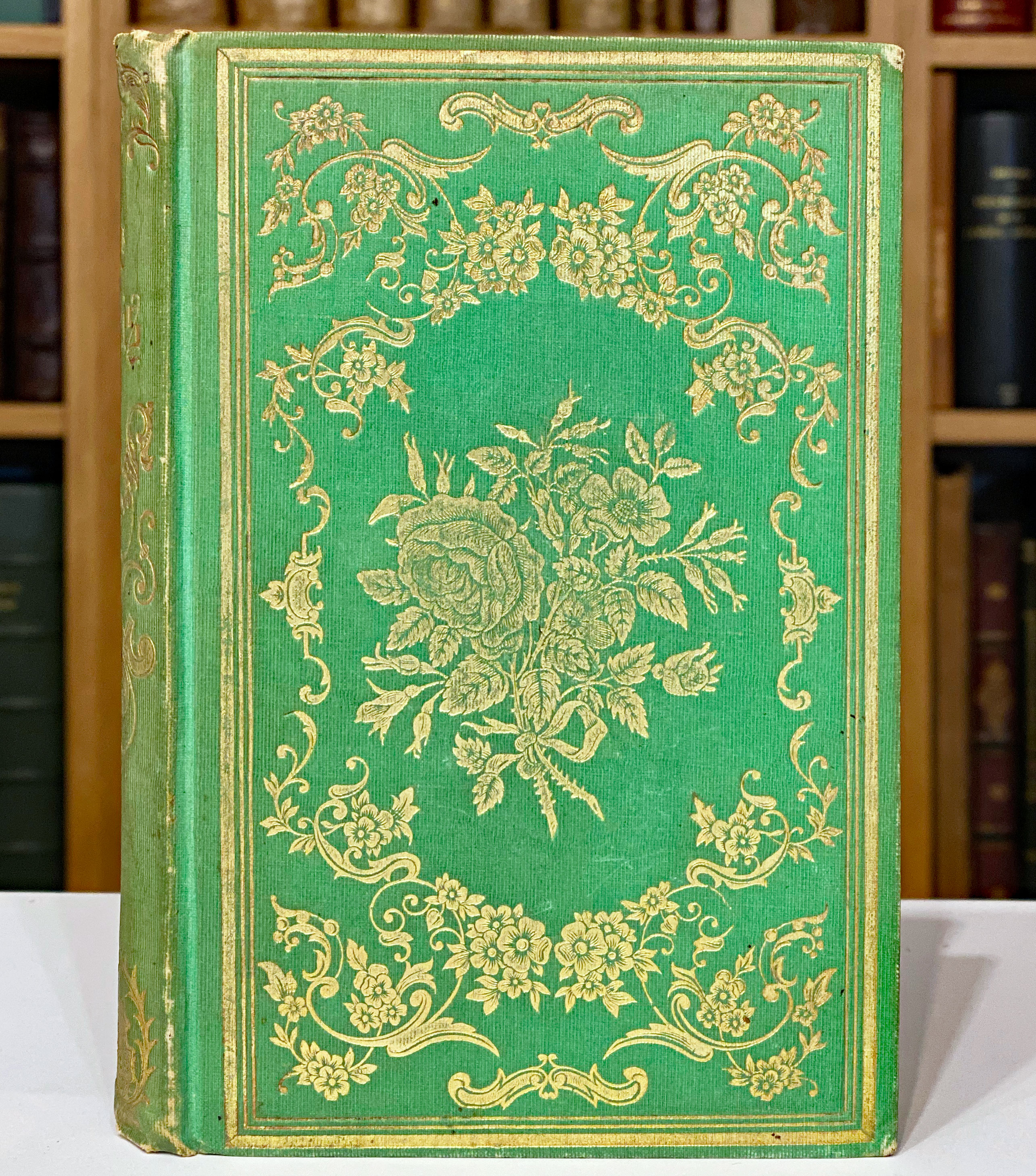 Incunabula on X: "Beautiful - but deadly.... At first sight this is a  charmingly decorated Victorian binding - but this book conceals a dangerous  secret: the distinctive emerald green color of the