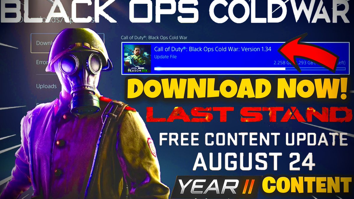 TheeEvolutionYT's tweet photo. BLACK OPS COLD WAR UPDATE 1.34 RELEASED! - WHAT WAS PATCHED? DOWNLOAD IT... https://t.co/hMMQr4qUcf #BlackOpsColdWar #ColdWarUpdate #Warzone #ModernWarfareII #MWII #Warzone2 #Season5 #PS4live #PS4share #PS5Share #PS5 #richtofen #summit #firingrange #bumdles #YouTuber #gaming https://t.co/0bUMSMEreD