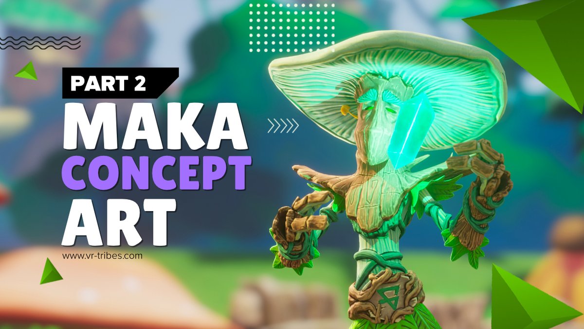 The second part of our character concept journey for #vrtribes is on Patreon! 🍄
Become a Patron and have a look.

Maka | Concept Arts | Part 2
#conceptart #artwork #characterdesign #vr #game #gamedev #patreon #patron #VRvsPC #mushroom #forest #indiedev <a href="/framelocker/">framelocker games</a>