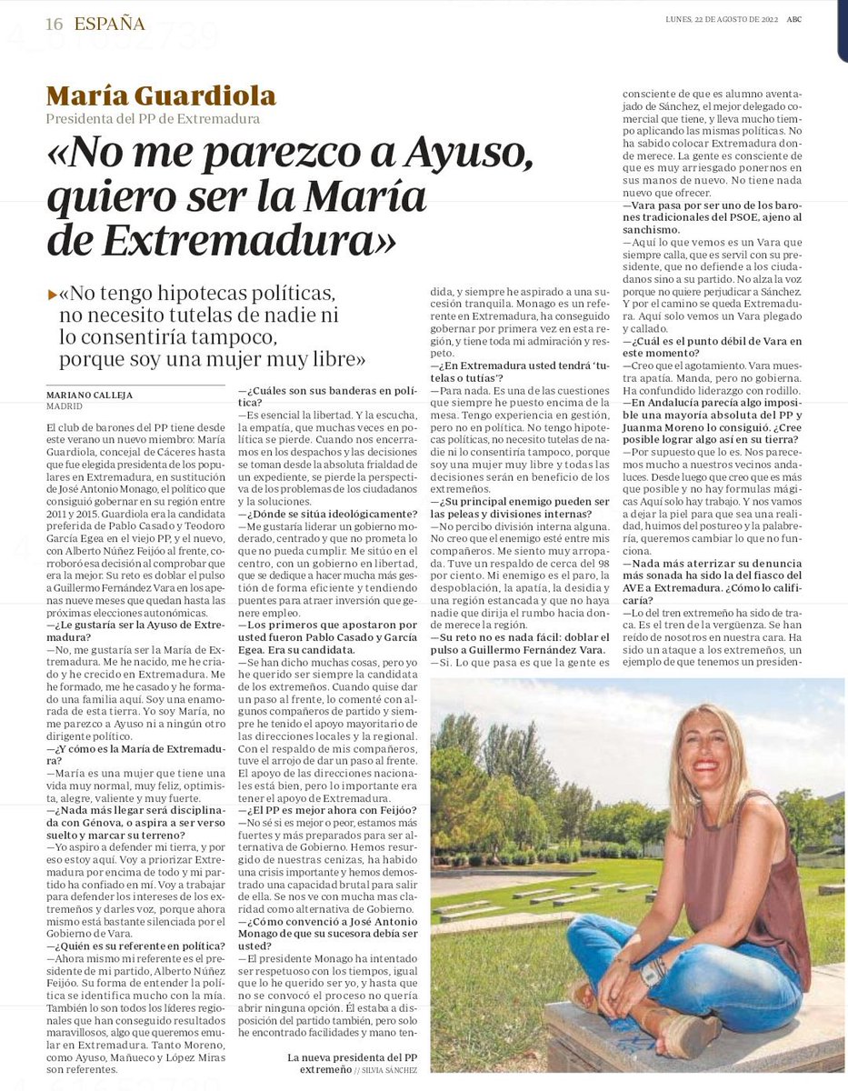 María Guardiola tweet media