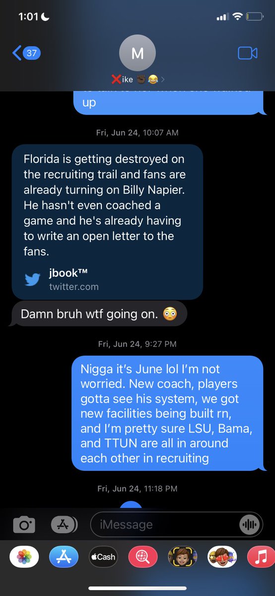 _DatWayTrey's tweet photo. @216_Wildboy “Just like you always bring them up to me.” You mean like YOU always do to me. “Stop it… get some help.” *MJ voice* 😭😭😭😭 #RentFree #UF #ItsGreat #CrazyWork https://t.co/WWfsdXAWvK