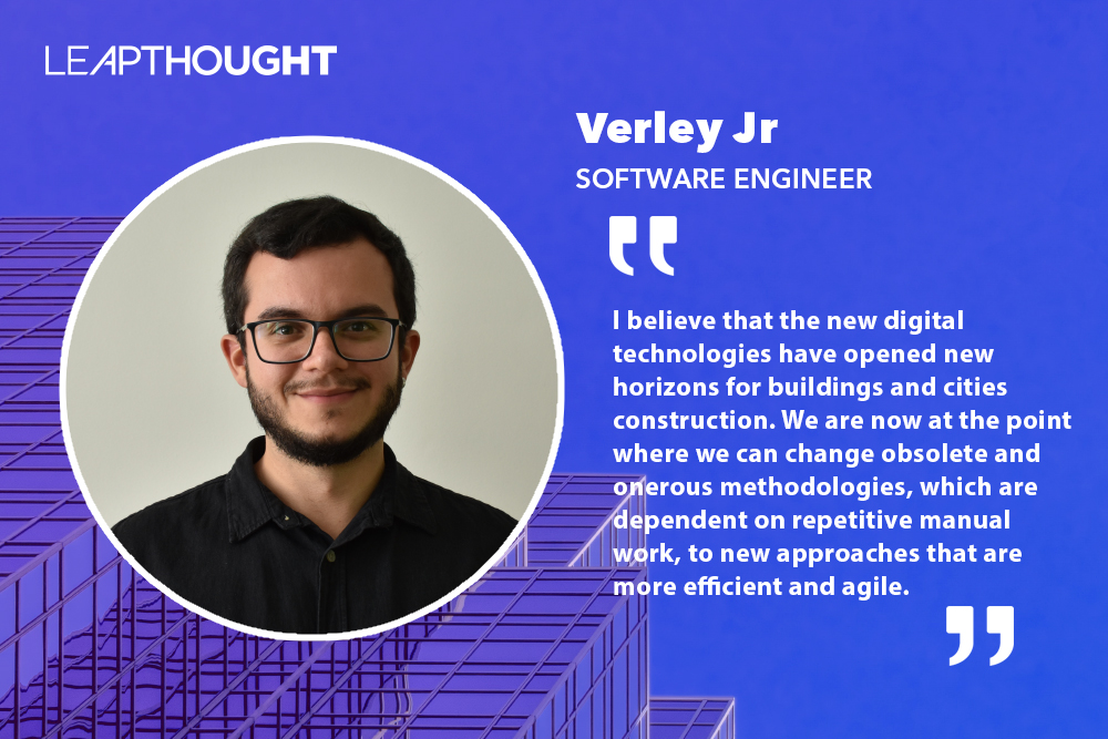 Welcome to the LeapThought team Verley Jr! Verley joins us as a software engineer based out of Brazil, and will be part of the ground-breaking R&amp;D team that specialises in incorporating #machineintelligence into built environment processes. 
#newhire #employeespotlight