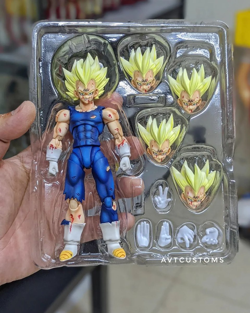 avtcustoms's tweet photo. Head Finally Finished! My Latest AVTCUSTOMS Super Saiyan 2 Majin Vegeta
/ https://t.co/fEDeYVnKoE
