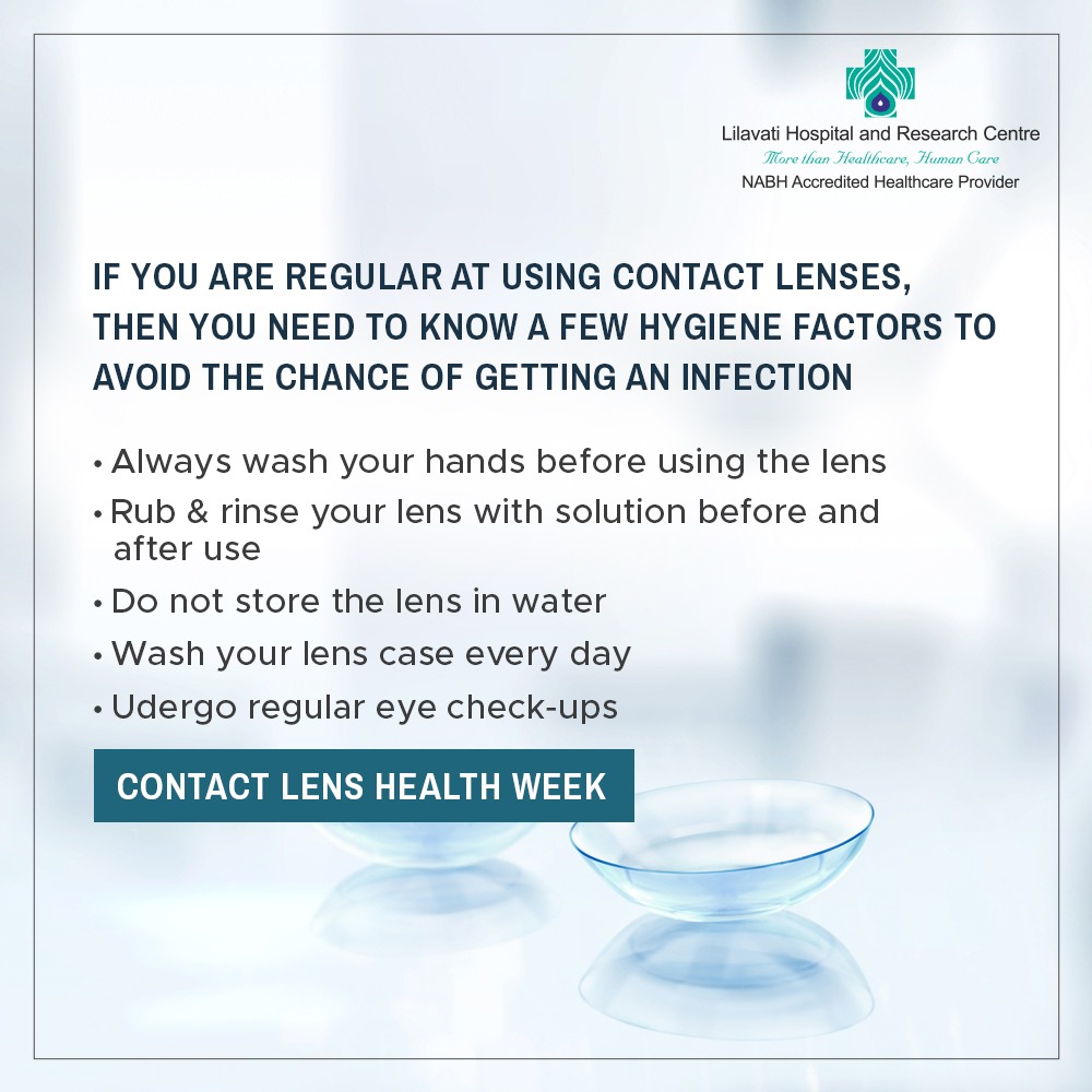 LilavatiHRC's tweet photo. Keep in mind the following pointers if you are using contact lenses in your day to day life.
#LilavatiHospital #LilavatiHospitalBandra #TertiaryCareHospital #Mumbai #ContactLensHealthWeek #ContactLensEyes #EyeCare #ContactLensUses https://t.co/vFMichCASE
