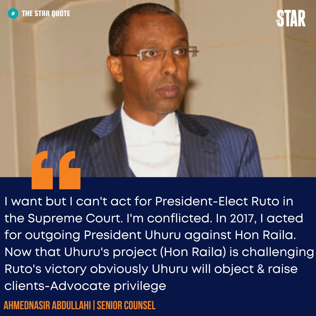 TheStarKenya on Twitter: ""I want but I can't act for President-Elect
