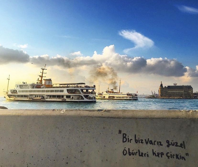 "Bir biz varız güzel öbürleri hep çirkin" #TurgutUyar 🕊