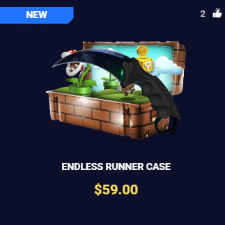 DaddyskinsCSGO's tweet image. 🚨NEW CASE GIVEAWAY!🚨

Want to try out our brand new "Endless runner" case? Retweet this post and Follow us!

Winner chosen in 24 hours ⏳